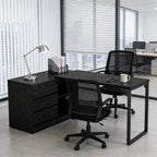 Reversible Corner Office Desk,L-Shaped Computer Desk,Executive Desk