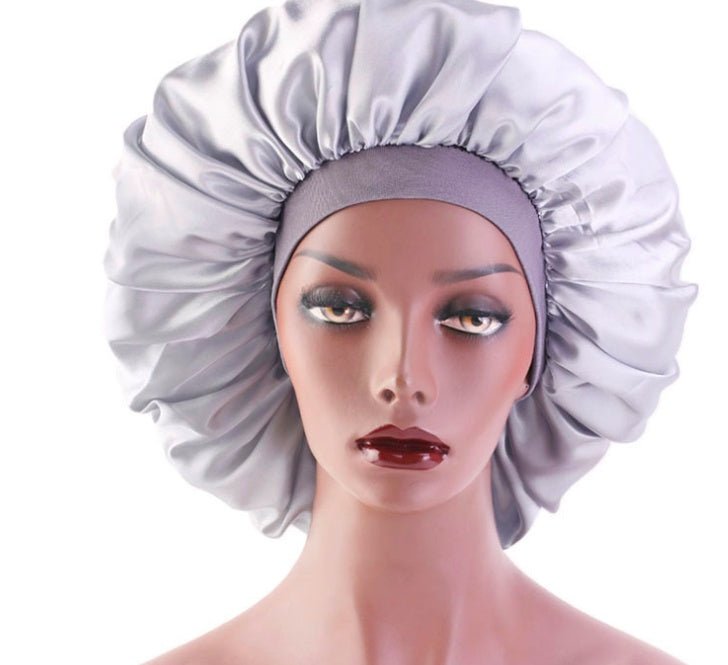Beauty print Satin silk Bonnet sleep night cap - VibraStore