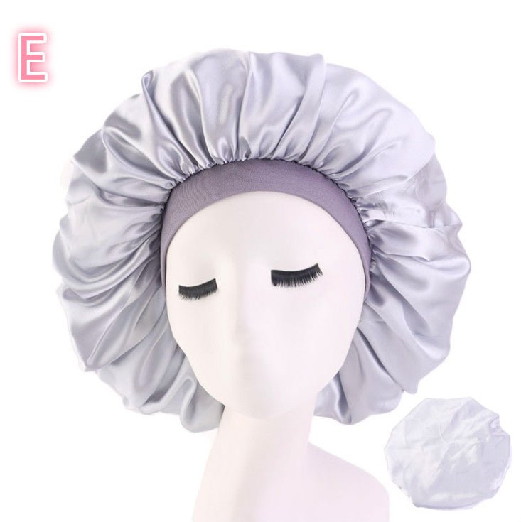 Beauty print Satin silk Bonnet sleep night cap - VibraStore