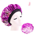 Beauty print Satin silk Bonnet sleep night cap - VibraStore