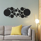 Big And Small Circles Mirror Sticker 3D Stereo Acrylic Wall Decoration - VibraStore