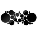 Big And Small Circles Mirror Sticker 3D Stereo Acrylic Wall Decoration - VibraStore