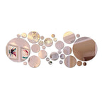 Big And Small Circles Mirror Sticker 3D Stereo Acrylic Wall Decoration - VibraStore