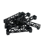 Bloques de construcción de ciudad, tren, soporte de pilar de coche, viga de columna, 2x2x10, ladrillos militares, juguetes, piezas técnicas compatibles, 4 Uds. - VibraStore