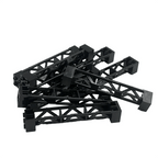 Bloques de construcción de ciudad, tren, soporte de pilar de coche, viga de columna, 2x2x10, ladrillos militares, juguetes, piezas técnicas compatibles, 4 Uds. - VibraStore