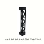 Bloques de construcción de ciudad, tren, soporte de pilar de coche, viga de columna, 2x2x10, ladrillos militares, juguetes, piezas técnicas compatibles, 4 Uds. - VibraStore