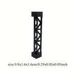 Bloques de construcción de ciudad, tren, soporte de pilar de coche, viga de columna, 2x2x10, ladrillos militares, juguetes, piezas técnicas compatibles, 4 Uds. - VibraStore