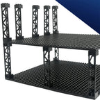 Bloques de construcción de ciudad, tren, soporte de pilar de coche, viga de columna, 2x2x10, ladrillos militares, juguetes, piezas técnicas compatibles, 4 Uds. - VibraStore