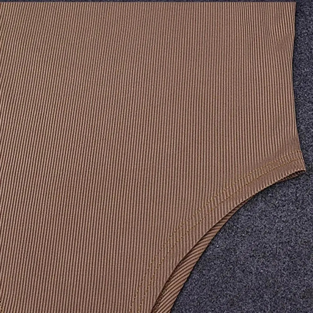 Body de punto sin mangas para mujer, Tops sexys ajustados con hombros descubiertos, corpiño informal de calle para discoteca - VibraStore