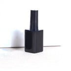 Botella vacía de Gel para uñas, botellas rellenables UV negras con cepillo para viaje, contenedores cosméticos portátiles de 10/15mL - VibraStore