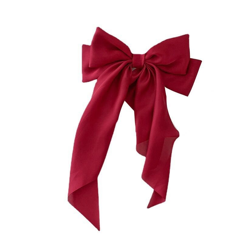 Bow Ribbon Hairpin Simple Retro Fabric - VibraStore