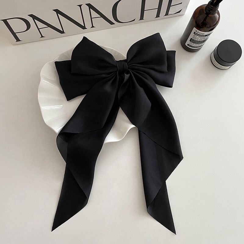 Bow Ribbon Hairpin Simple Retro Fabric - VibraStore