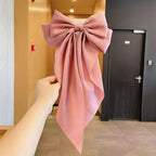 Bow Ribbon Hairpin Simple Retro Fabric - VibraStore