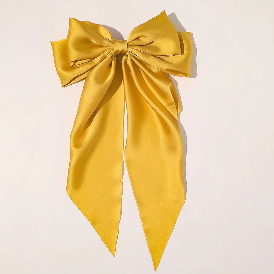 Bow Ribbon Hairpin Simple Retro Fabric - VibraStore