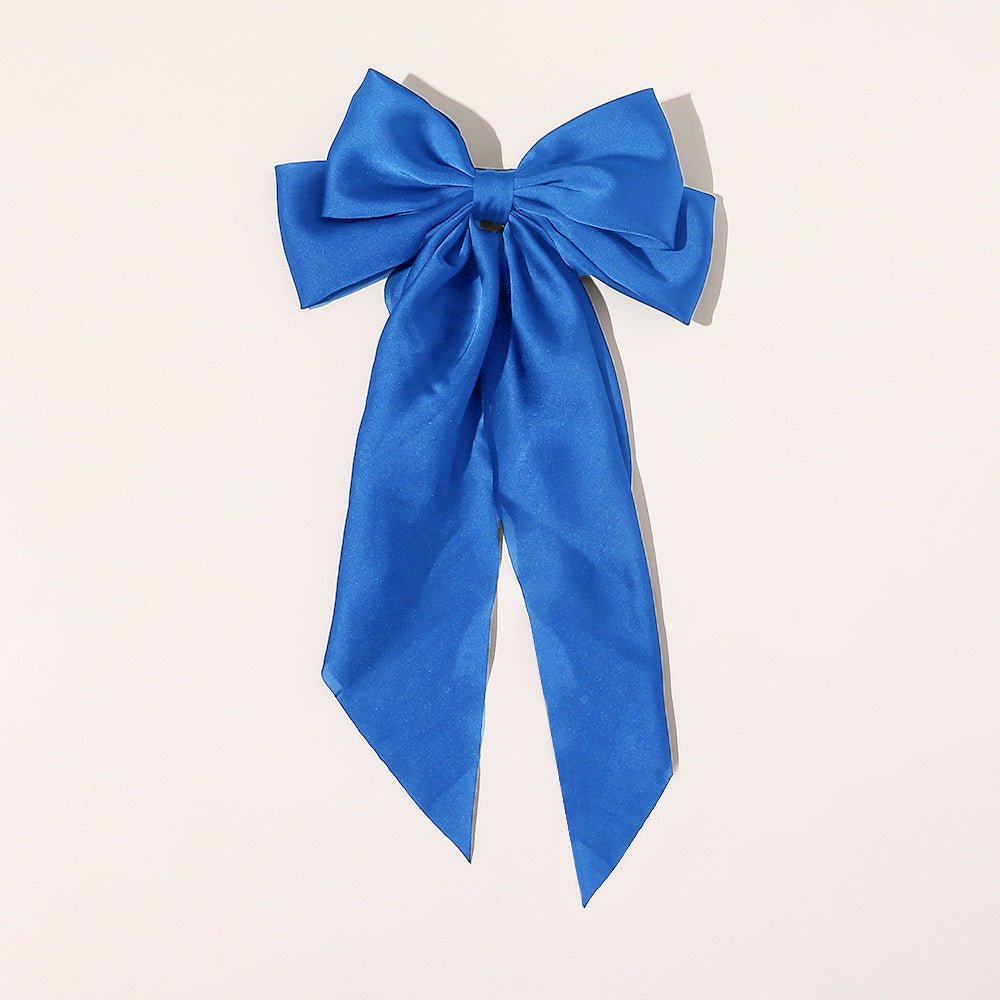 Bow Ribbon Hairpin Simple Retro Fabric - VibraStore