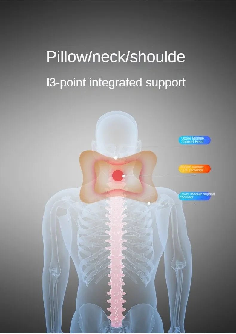 Breathable Mesh Car Headrest Pillow Universal Side Support Neck Cushion with PU Leather Cover for Head Pain Relief Drive Comfort - VibraStore