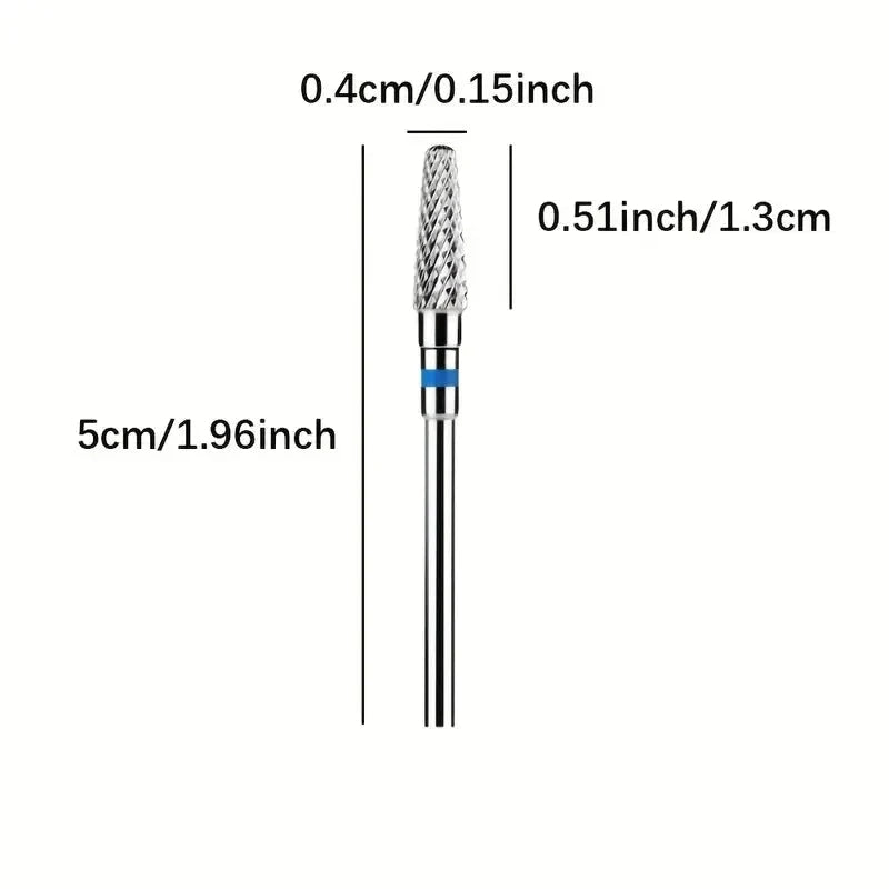 Brocas de carburo de tungsteno para uñas, accesorio de taladro eléctrico para manicura, fresas para quitar esmalte de uñas en Gel, herramientas para uñas, 1 Uds. - VibraStore