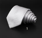 Men's Striped British Gentleman Polyester Fiber Tie