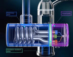 Calentador de agua eléctrico de cocina de 3000W, grifo de agua caliente instantáneo, grifo de calefacción en frío, calentador de agua instantáneo sin tanque - VibraStore
