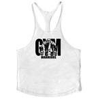 Camisetas sin mangas para culturismo y Fitness para hombre, ropa deportiva de marca para gimnasio, chalecos musculares de entrenamiento transpirables de algodón - VibraStore