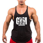 Camisetas sin mangas para culturismo y Fitness para hombre, ropa deportiva de marca para gimnasio, chalecos musculares de entrenamiento transpirables de algodón - VibraStore