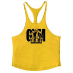 Camisetas sin mangas para culturismo y Fitness para hombre, ropa deportiva de marca para gimnasio, chalecos musculares de entrenamiento transpirables de algodón - VibraStore