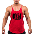 Camisetas sin mangas para culturismo y Fitness para hombre, ropa deportiva de marca para gimnasio, chalecos musculares de entrenamiento transpirables de algodón - VibraStore