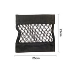 Car Back Rear Mesh Trunk Seat Elastic String Net Magic Sticker Universal Storage Bag Pocket Cage Auto Organizer Seat Back Bag - VibraStore