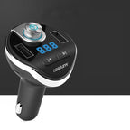Car Bluetooth T20 Hands - free FM Transmitter MP3 Player Phone Charger - VibraStore