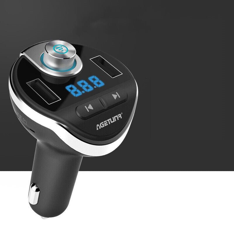 Car Bluetooth T20 Hands - free FM Transmitter MP3 Player Phone Charger - VibraStore