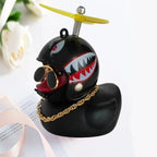 Car Broken Wind Helmet Small Yellow Duck Car Decoration Accessories Wind - breaking Wave - breaking Duck Cycling Decor Goods Gift - VibraStore