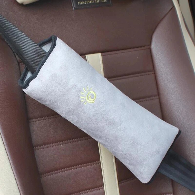 Car Child Safety Shoulder Pads Holder Anti - Stranglehold Plush Sleeping Seat Belt Protection Shoulder Harness Protection Support - VibraStore