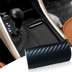 Car Door Edge Guards Door Sill Protector Black Waterproof 3D Carbon Fiber Anti Collision Film Scratch Cover Strip Stickers Tape - VibraStore