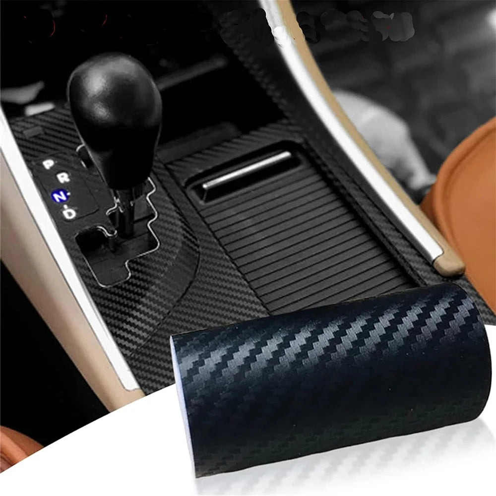 Car Door Edge Guards Door Sill Protector Black Waterproof 3D Carbon Fiber Anti Collision Film Scratch Cover Strip Stickers Tape - VibraStore