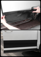 Car Door Edge Guards Door Sill Protector Black Waterproof 3D Carbon Fiber Anti Collision Film Scratch Cover Strip Stickers Tape - VibraStore
