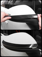 Car Door Edge Guards Door Sill Protector Black Waterproof 3D Carbon Fiber Anti Collision Film Scratch Cover Strip Stickers Tape - VibraStore