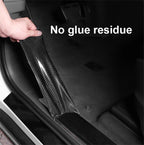 Car Door Edge Guards Door Sill Protector Black Waterproof 3D Carbon Fiber Anti Collision Film Scratch Cover Strip Stickers Tape - VibraStore