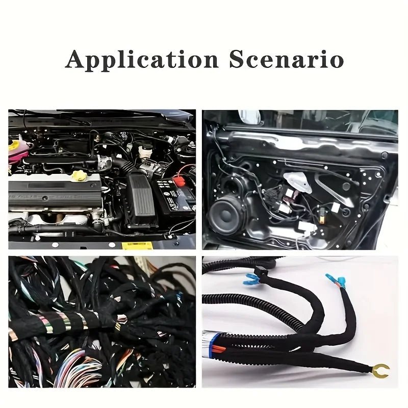 Car Engine Compartment Car With High Temperature Resistance Insulation Flame Retardant Velvet Electrical Tape Cloth - VibraStore