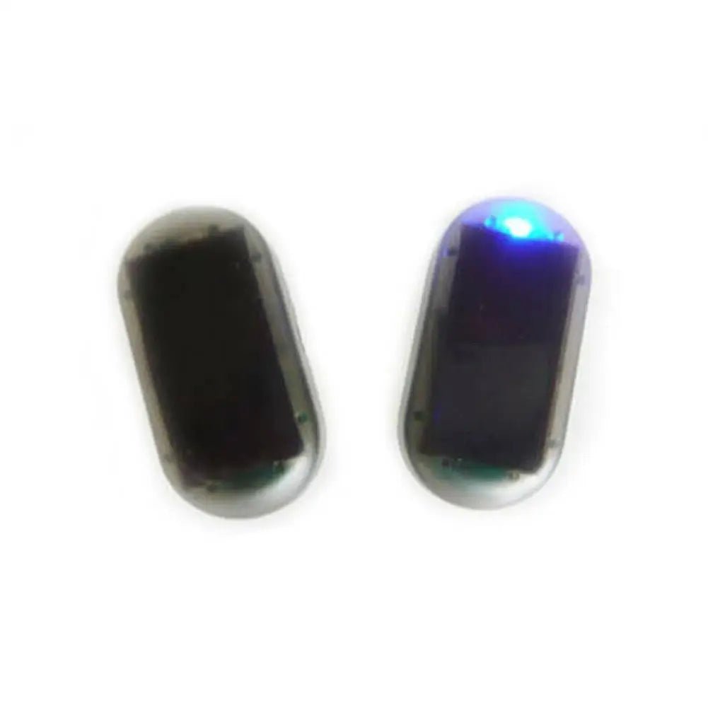 Car Fake Security Light Solar Powered Simulated Dummy Alarm Wireless Warning Anti - Theft Caution Lamp LED Flashing Lights - VibraStore