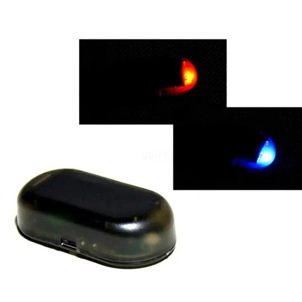 Car Fake Security Light Solar Powered Simulated Dummy Alarm Wireless Warning Anti - Theft Caution Lamp LED Flashing Lights - VibraStore