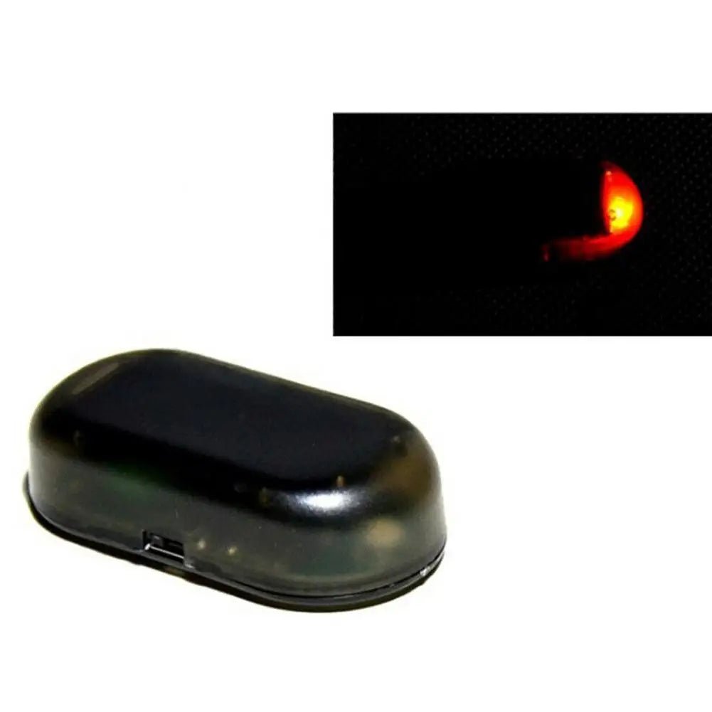 Car Fake Security Light Solar Powered Simulated Dummy Alarm Wireless Warning Anti - Theft Caution Lamp LED Flashing Lights - VibraStore