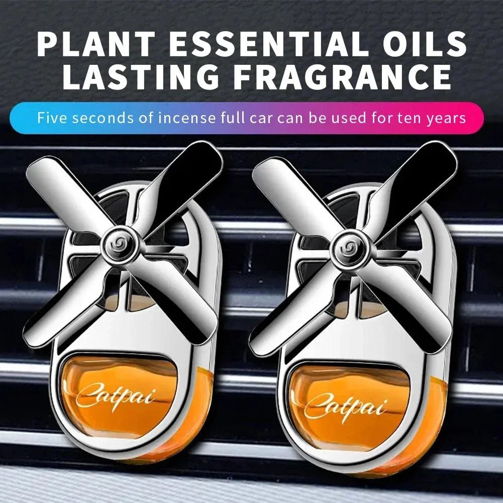 Car fragrance, air conditioner, air outlet fan, car mounted perfume accessories, interior decoration articles, lasting fragrance - VibraStore