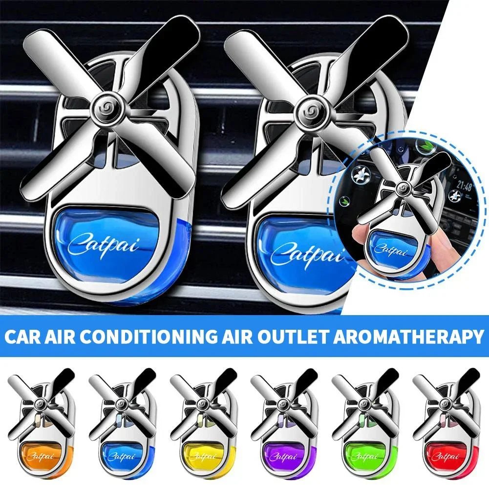 Car fragrance, air conditioner, air outlet fan, car mounted perfume accessories, interior decoration articles, lasting fragrance - VibraStore