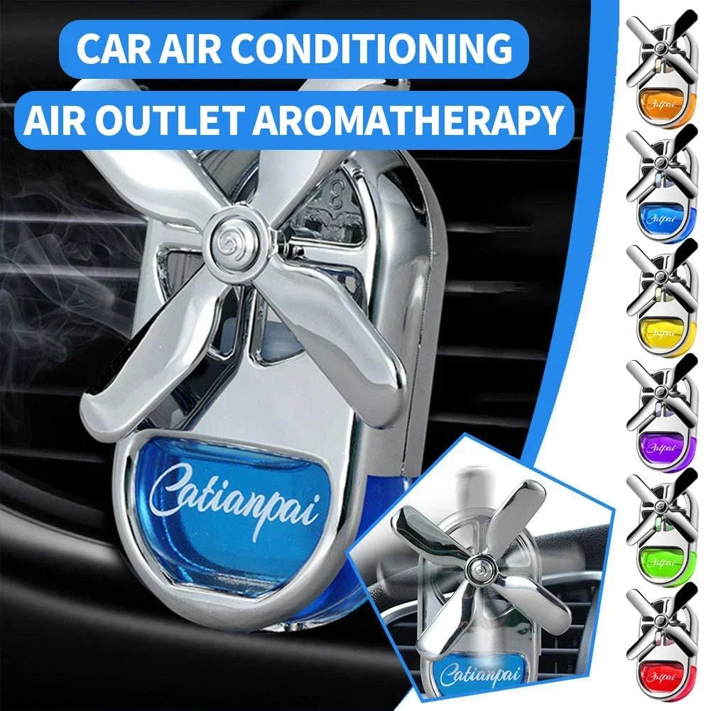 Car fragrance, air conditioner, air outlet fan, car mounted perfume accessories, interior decoration articles, lasting fragrance - VibraStore
