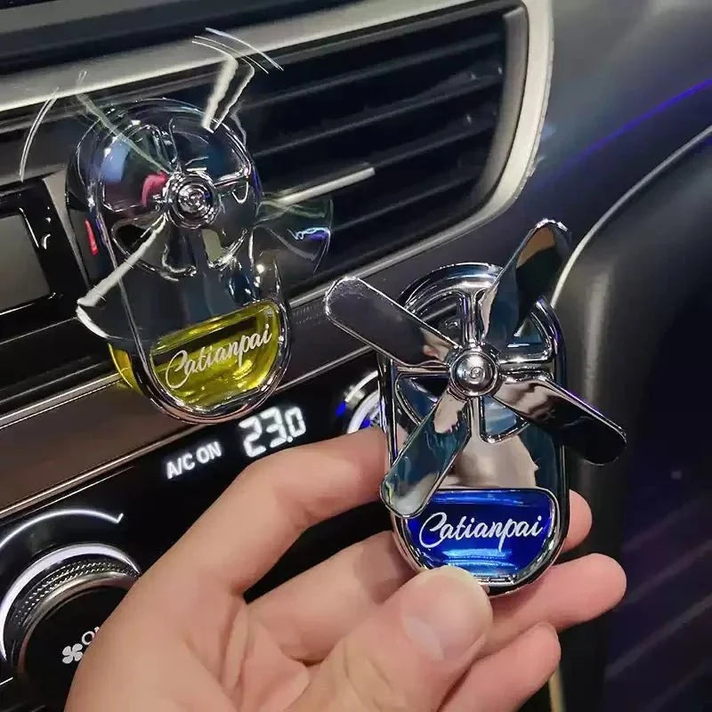 Car fragrance, air conditioner, air outlet fan, car mounted perfume accessories, interior decoration articles, lasting fragrance - VibraStore