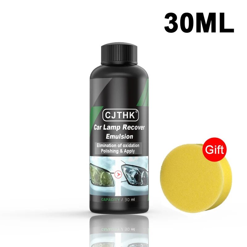 Car Headlight Restoration Polishing Kits Headlamp Scratch Remover Repair Cleaning Paste Remove Oxidation Headlight Polish Liquid - VibraStore