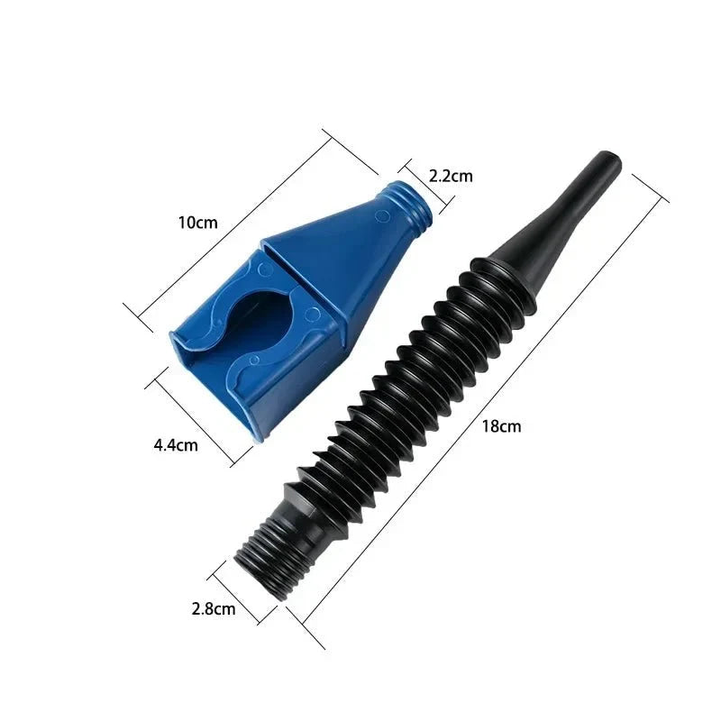 Car Motorcycle Refueling Funnel Gasoline Foldable Engine Oil Funnel Tool Plastic Funnel Refueling Tool Auto Accessories 1 - 3pcs - VibraStore