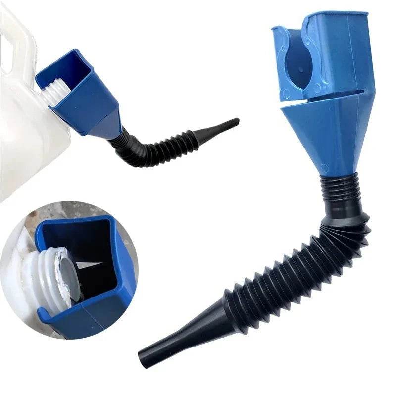 Car Motorcycle Refueling Funnel Gasoline Foldable Engine Oil Funnel Tool Plastic Funnel Refueling Tool Auto Accessories 1 - 3pcs - VibraStore
