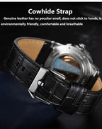 Carnival Brand IW High - end Series Luxury Skeleton Mechanical Watch for Men 50M Waterproof MIYOTA Movement Automatic Watches Mens - VibraStore