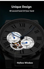 Carnival Brand IW High - end Series Luxury Skeleton Mechanical Watch for Men 50M Waterproof MIYOTA Movement Automatic Watches Mens - VibraStore